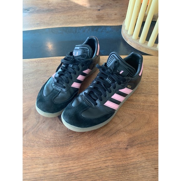 Adidas Samba Messi Inter Miami CF Core Black Bliss Pink IH8157 Mens 8 Womens 9.5 - Picture 6 of 6